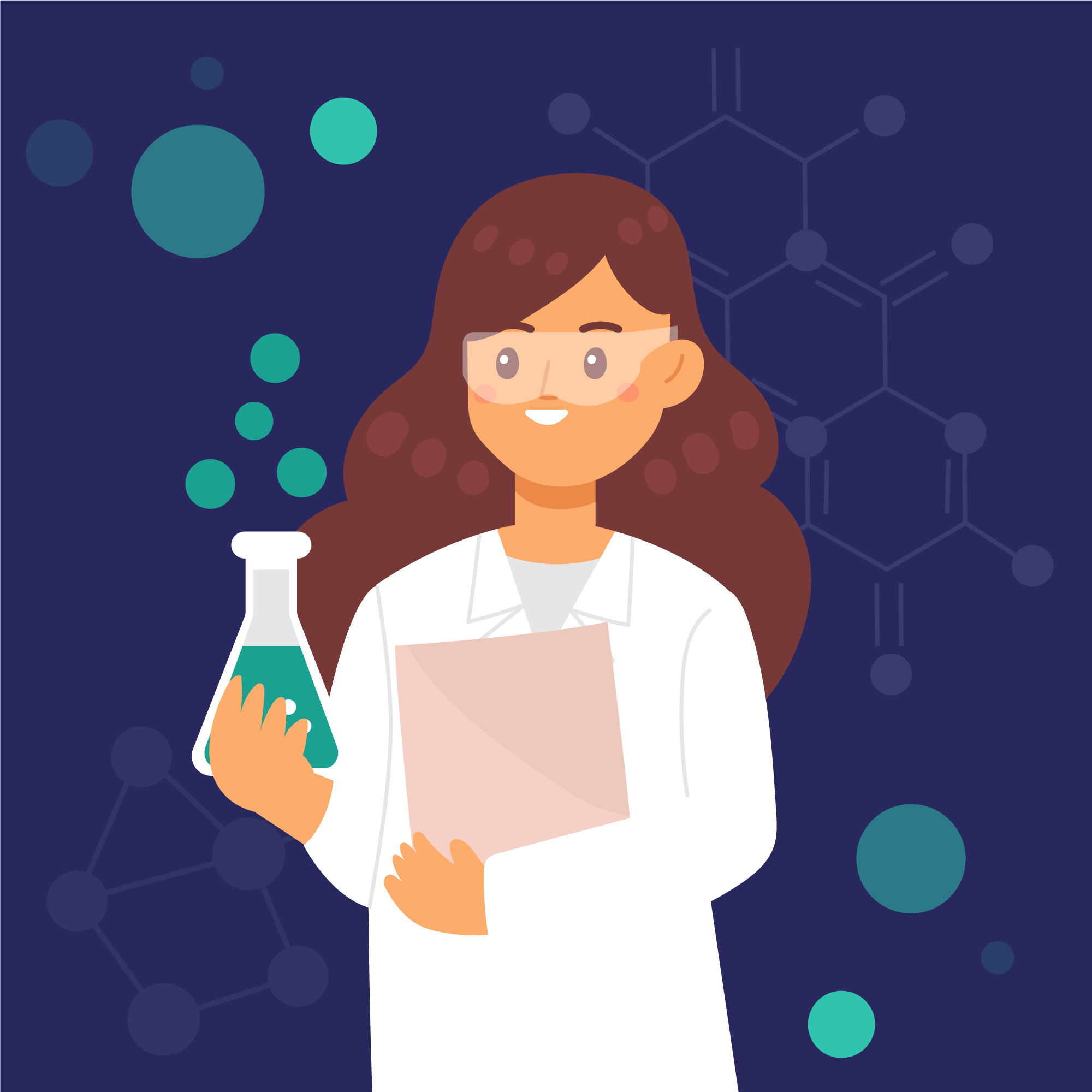 Estudiantes en laboratorio